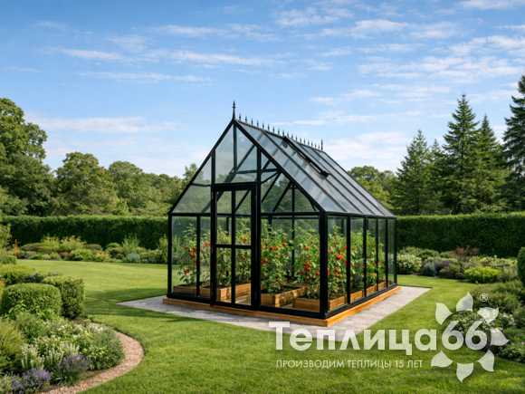 Теплица Рада Гарденикс PRO 90° под стекло, ширина 3,0 м. (калькулятор)